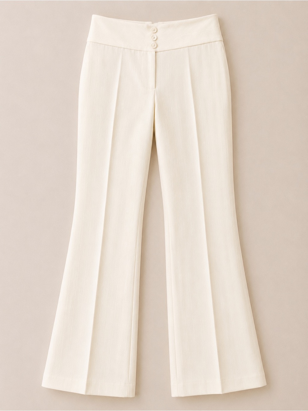 NWOT BCX ivory/cream Flare Dress Pants Trousers Size S